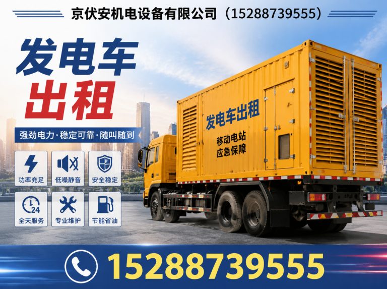 中山发电车租赁展示图